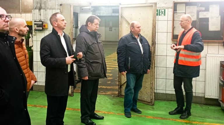 Wizyta delegacji z Gdańska na zajezdni tramwajowej Franowo 11.03.2024