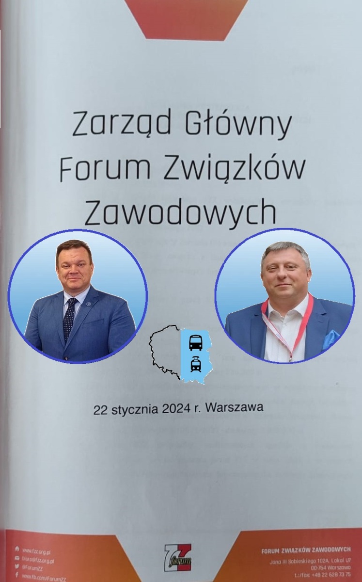 Posiedzenie Zarządu Głównego Forum Związków Zawodowych w Warszawie 22.01.2024