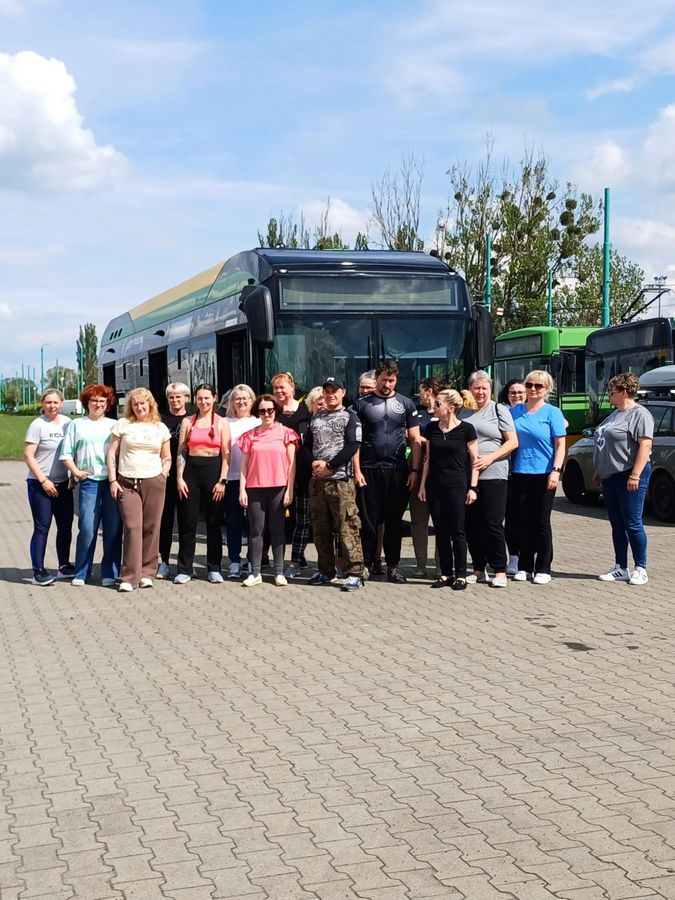 Kurs samoobrony dla Pań – grupa autobusy – Autobus Wodorowy 23.04.2025