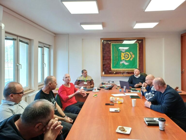 Pierwsze obrady Zarządu OZZKiM w nowej siedzibie – zajezdnia Warszawska 15.10.2024