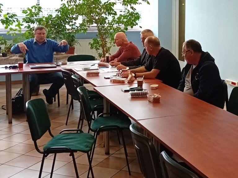 Obrady Zarządu OZZKiM MOZ Poznań 24.04.2024zajezdnia Kacza