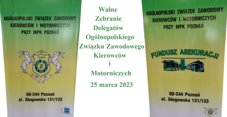 Walne zebranie Delegatów OZZKiM 25.03.2023
